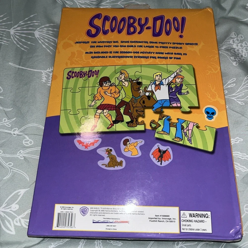 Scooby Doo Activity Book And Floor Puzzle . Board Book ,2006 , Warner Brothers‎